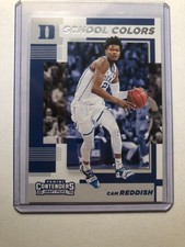 2019-20 Contenders Draft Picks School Colors #4 Cam Reddish - Duke Blue Devils