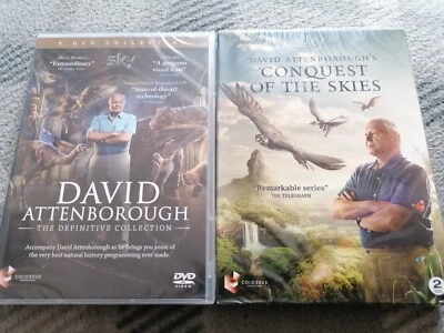 David Attenborough Definitive Collection  & Conquest Of The Skies New Sealed  - Image 1 of 4
