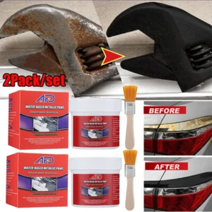 2XWater-based Metallic Paint Car Rust-free Primer Primer Metal Rust Remover 100g - Picture 1 of 14