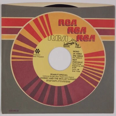 JOHNNY AND SKILLET LICKERS: Peanut Special US RCA JA-10953 Promo 45 NM- - Image 1 of 2