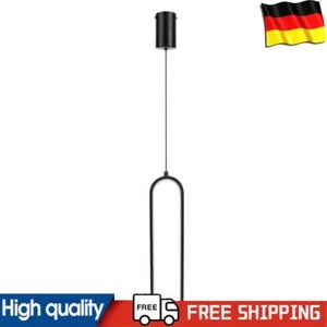 Bedside Decorative Lamp Long Line Light Gold Black Metal for Bedroom Living Room - Bild 1 von 12