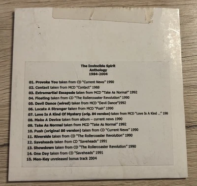 The Invincible Spirit CD Anthology 1984-2004 - Promo EBM Dark Electro Goth Rock - Bild 1 von 4