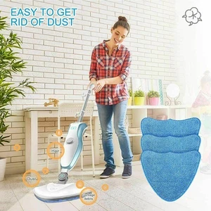2Pcs Replacement Steam Mop Pads FOR VAX S86-SF-CC Steam Fresh Brand Washable - Picture 1 of 12