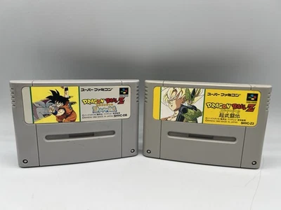 Dragon Ball Z Super Famicom Cartridge Games Bundle of 2 SHVC-Z2 and DB - Image 1 of 4