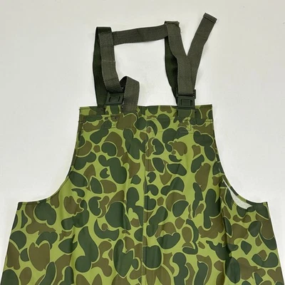 Cabela's Men's Medium Camouflage Rain Jacket & Bib Overalls Set Size M - Image 1 of 4
