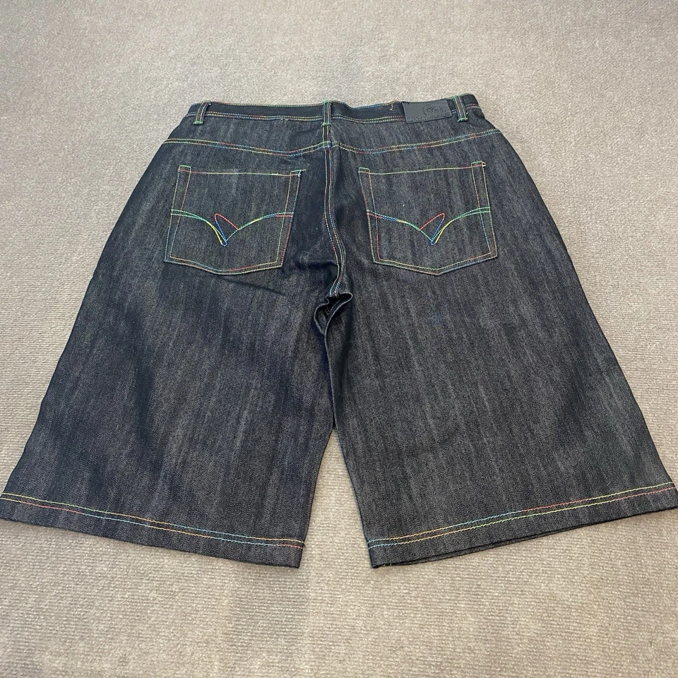 Pantalones Cortos Vintage Regal Jean Talla 38 Súper Sueltos Y2K Grunge Southpole Patinador Hiphop Foto 1 de 4