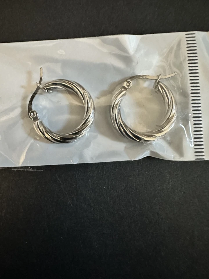 Pendientes colgantes trenzados trenzados para mujer Foto 1 de 1