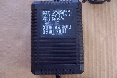 HOBBY TRANSFORMER 18VAC 3 AMPERIOS Foto 1 de 2