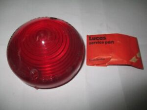 Austin Healey 3000 BJ8 NOS Lucas stop lamp lens 54572777, L692 with screws