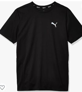 Tee-shirt réfléchissant homme PUMA course/entraînement M/M noir neuf avec étiquettes humidité évacuant un fav
