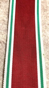 Ribbon for the Iraq King Faisel II Enthronement medal - 1953 - Picture 1 of 1