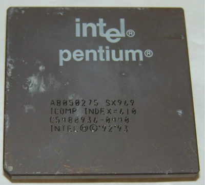 Intel Pentium P75 SX969 Socket 5 75 Mhz CPU A8050275 - Bild 1 von 4