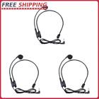 Cable Head-mounted Headset Microphone Flexible Wired Boom Amplifie