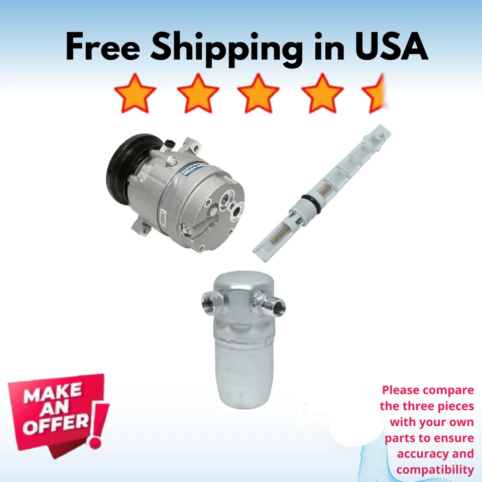 Kit Compressor A/C Fit Buick Century 1994-1996, Oldsmobile Cutlass Ciera 1994-96 - Image 1 of 4