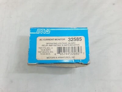 32585-MARS   MARS (MOTORS & ARMATURES) MONITOR CURRENT SINGLR PHASE - Image 1 of 3