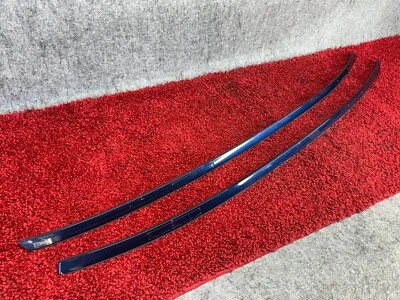 Juego de molduras de riel de techo BMW 08-13 E82 azul marino profundo metálico A76 OEM 89k Foto 1 de 4