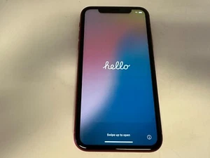 Apple iPhone XR - 64 GB- (MT3M2LL/A) (A1984) Red (AT&T) (CDMA + GSM) - Photo 1 sur 9
