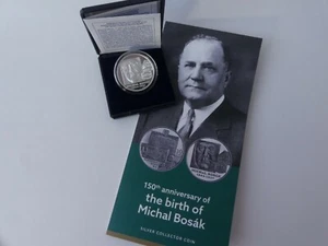 Eslovaquia 2019 10 euros moneda de plata moneda pp prueba - Michal Bosak - - Imagen 1 de 9