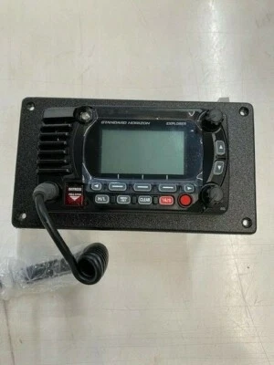 Standard Horizon Radio panel Black Backing Plate to cover larger hole NO RADIO!