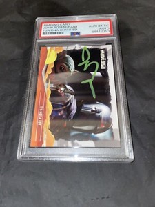 John Rosengrant Signed Mandalorian Trading Card Baby Yoda PSA/DNA #2
