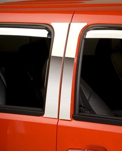 Chrome Decorative Pillar Post Trim Fits 2007-2013 Chevy Silverado Ext. Cab 4 PCE - Picture 1 of 1