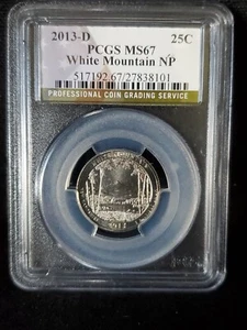 2013-D White Mountain NP Quarter PCGS MS67 - Picture 1 of 4