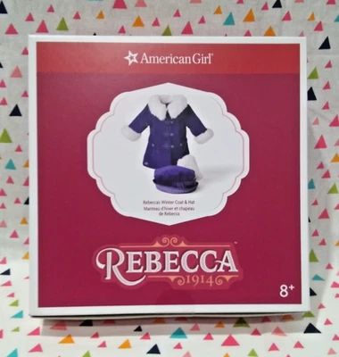 Abrigo y sombrero de invierno American Girl Beforever Rebecca's - GLJ51 - Nuevo Foto 1 de 4