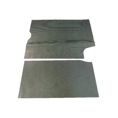 Cubierta de alfombrilla de maletero 2 piezas para Pontiac GTO 1964-66 2 puertas Aqua Houndstooth Foto 1 de 4