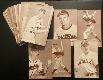 1947-66 Exposições x (33) RICHIE ASHBURN RIZZUTO HODGES SPAHN ROBIN ROBERTS + @D1 - Imagem 1 de 4
