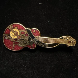 Hard Rock Cafe Pin St. Louis Dead Rockers Eddie Cochran Gretsch Guitar(Lot# 519) - Picture 1 of 6