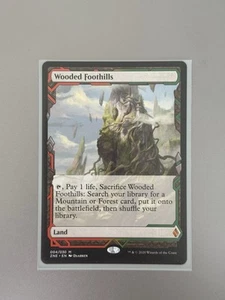 Wooded Foothills NM Zendikar Rising Expeditions MTG Magic the Gathering Land Eng - Picture 1 of 1