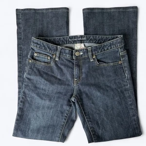 Banana Republic Boot Cut Stretch Jeans Damen Gr. 00 Low Rise Dark Wash - Bild 1 von 12
