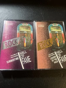 2 Rock N Roll Hall of Fame Vol IX And V SUMMERTIME/hall-of The Pack Cassettes - Picture 1 of 9