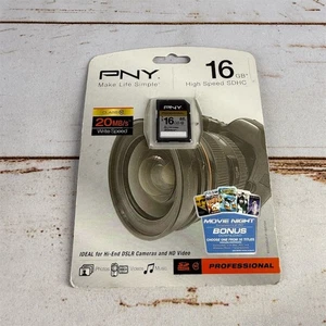 PNY 16GB SDHC Memory Card Class 10 High Speed Professional Performance - Picture 1 of 3