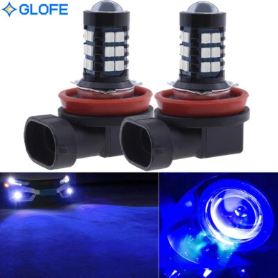 2X H8 H9 H11 LED Bulbs Fog Driving Lights DRL Lamp Blue High Power Super Bright - Image 1 of 4
