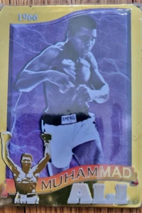 1995 Muhammad Ali Metal Collectable Card (#4 of 5) "Rumble in the Jungle" - Picture 1 of 2