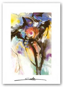 Breaking Loose III Alfred Gockel Abstract Art Print 21x32 - Picture 1 of 1