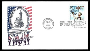 USA, SCOTT # 3183-N, ARTMASTER FDC COVER - CONSTRUCTION TOYS YEAR 1998 - Picture 1 of 2
