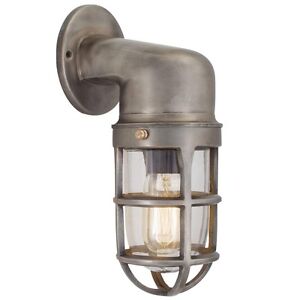 Industville Vintage Industrial Style Cage Retro Bulkhead Sconce Wall Light