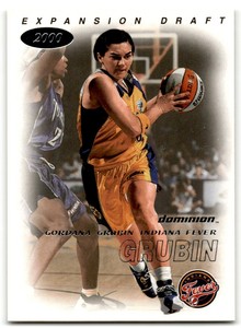 2000-01 SkyBox Dominion WNBA Expansion Draft Gordana Grubin Rookie Indiana Fever
