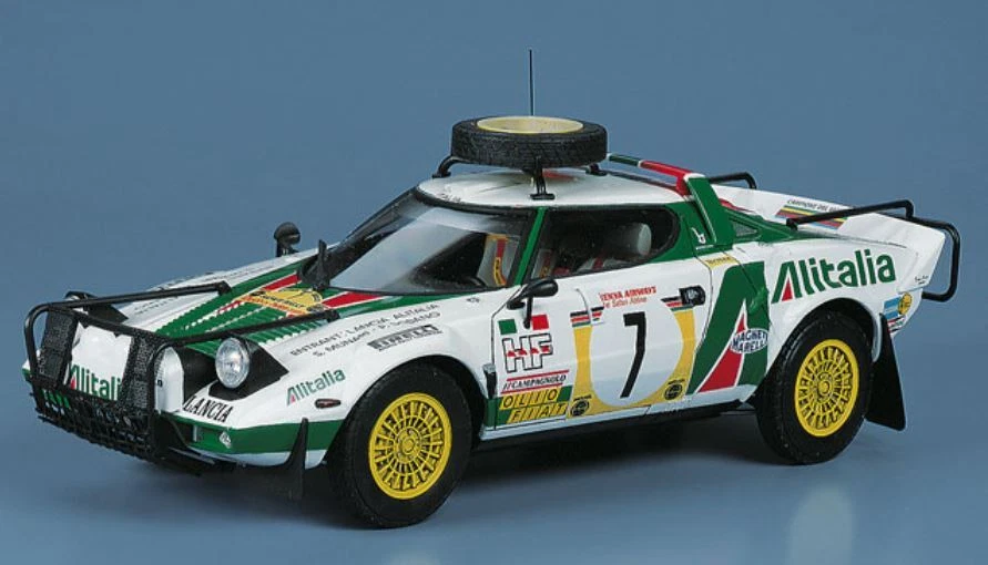 Modellino auto kit di montaggio Hasegawa LANCIA STRATOS HF SAFARI RALLYE scal... - Immagine 1 di 1