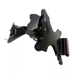 Portatarga regolabile carbonio per Ducati StreetFighter V4/V4S License plate - Foto 1 di 5