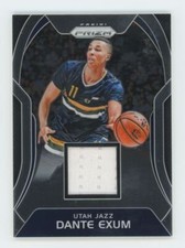 Dante Exum 2017-18 Panini Prizm Sensational Swatches Jersey #SW-DE Utah Jazz