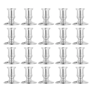 20 Pcs Candle Holder Pillar Electronic Stick Plastic Dinner Holders - Picture 1 of 12