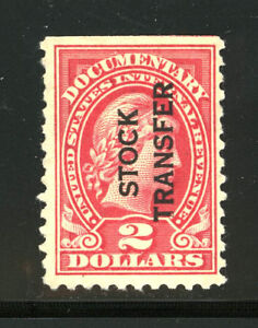 US Revenue Stamp Scott RD31 Stock Transfer Perf 10 1928 Issue MNG 8H26 15