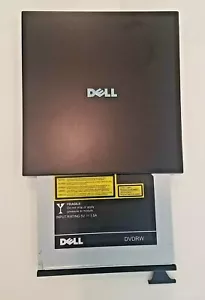 Dell E-Media Bay CD Rom externes DVD Lese-/Schreiblaufwerk mit Hülle (ohne Kabel) - Bild 1 von 9