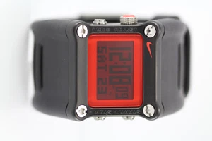 Nike Hammer Watch WC0021 Black/Red - Picture 1 of 4