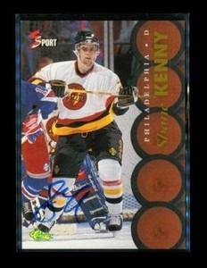 Vintage 1995 CLASSIC 5 SPORT AUTOGRAPH Hockey Trading Card SHANE KENNY Flyers
