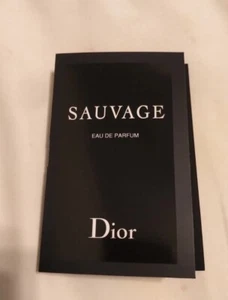 NEW DIOR SAUVAGE EAU DE PARFUM SPRAY SAMPLE TRAVEL SIZE .03 FL OZ 1 ML - Picture 1 of 3