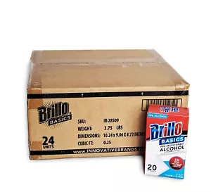 Brillo Basics Pre-Moistened 75% Alcohol Wipes, 24 (20ct Boxes) Per Case - Picture 1 of 4